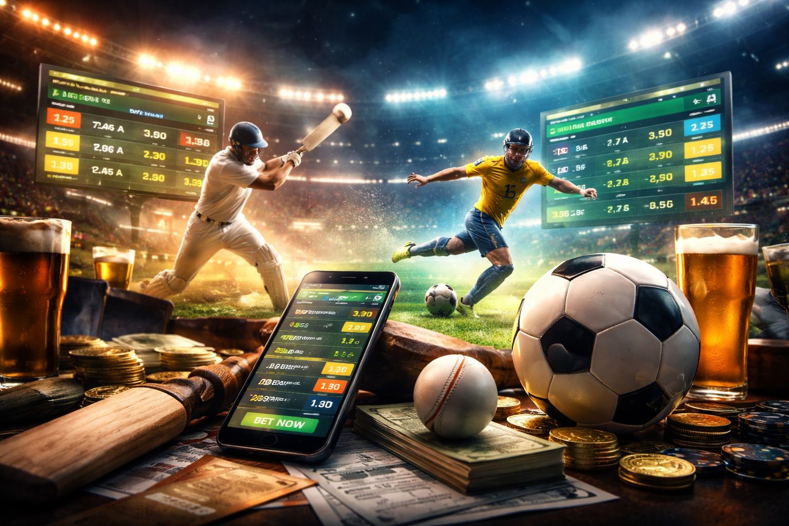 Bet On Cricket, Football, And A Wide Range Of Markets